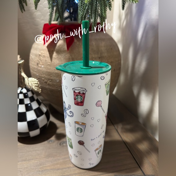 ❤️🐰 Starbucks x Roller Rabbit 2025 Limited Edition Tumbler NWT